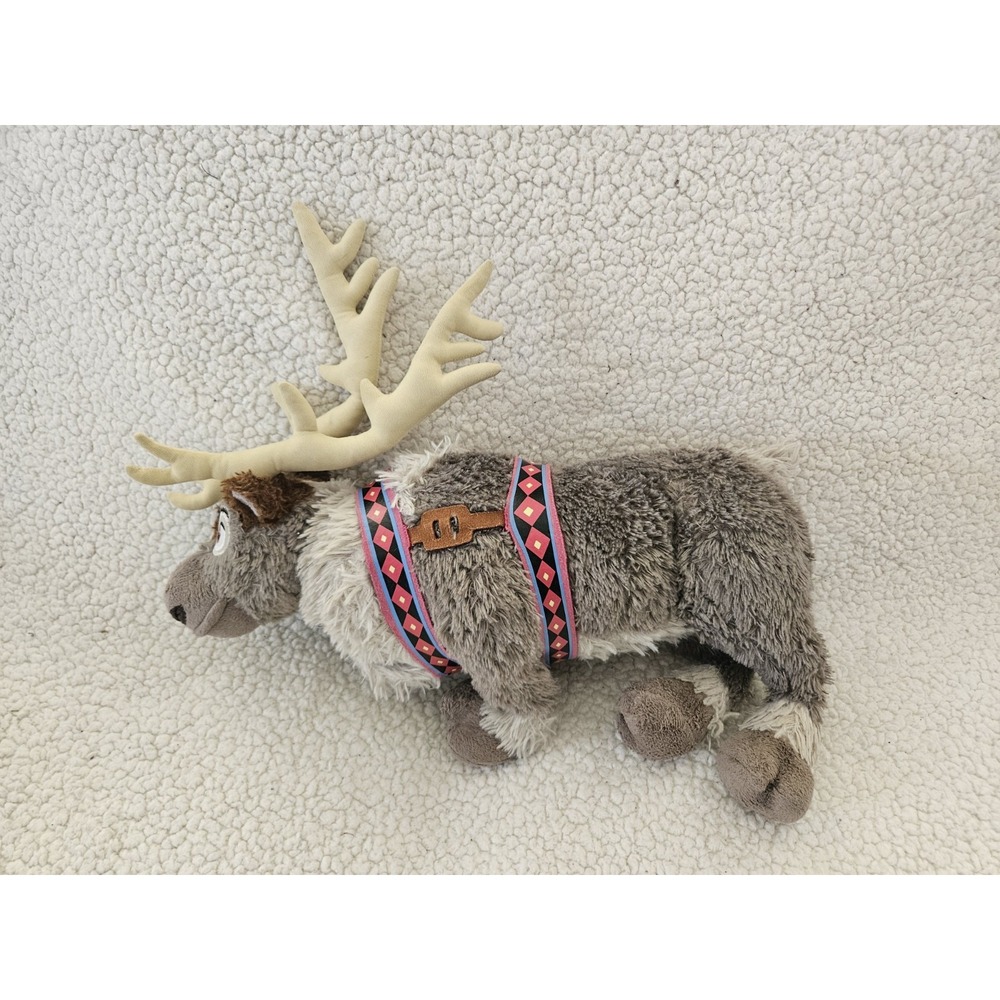 Disney Store Frozen Sven Reindeer Plush Toy Stuffed Animal‎ Approx 16"